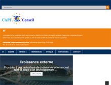 Tablet Screenshot of capi-conseil.fr